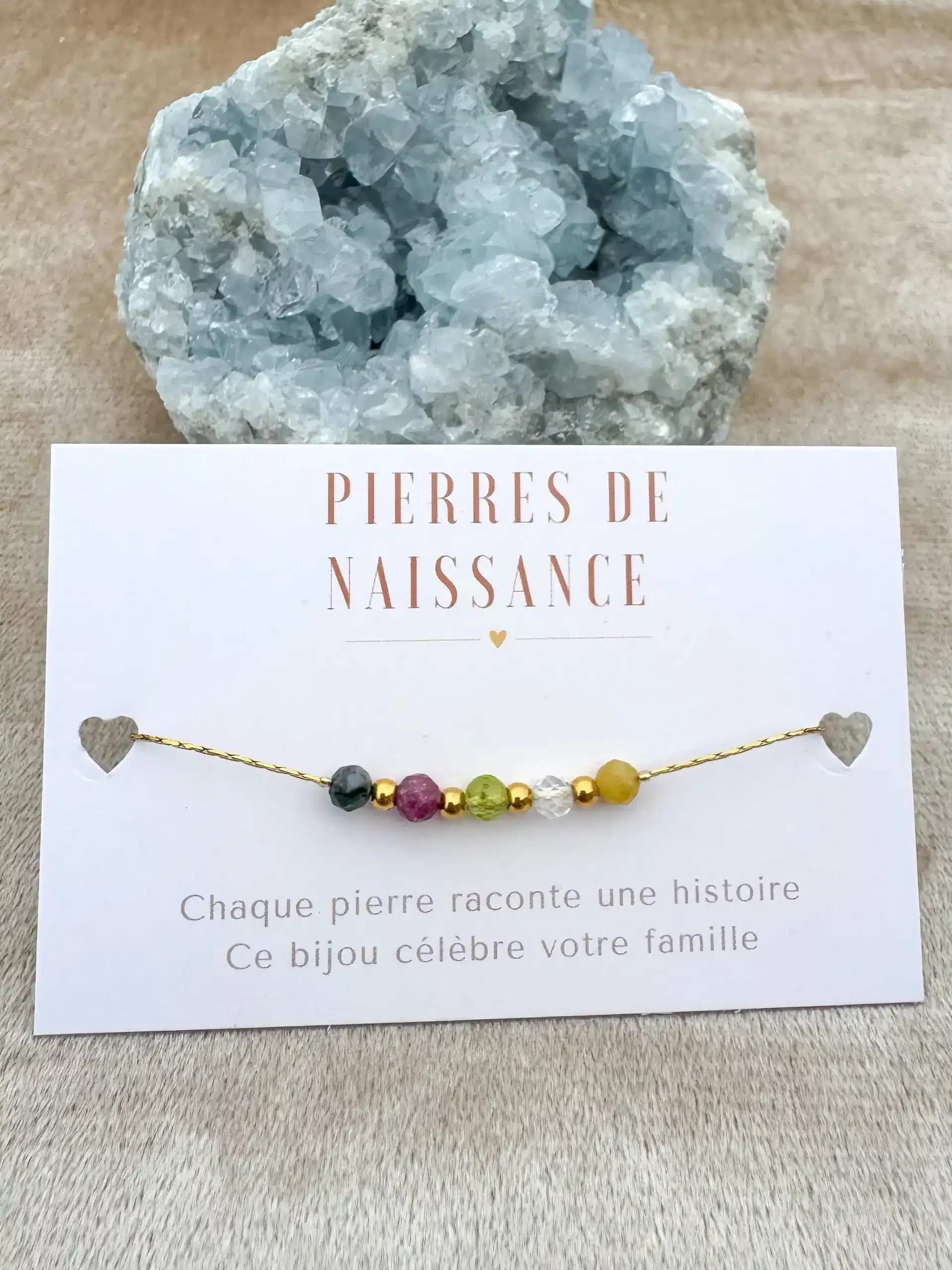 Pachanana Bracelet Famille Pierres de Naissance bracelet maman