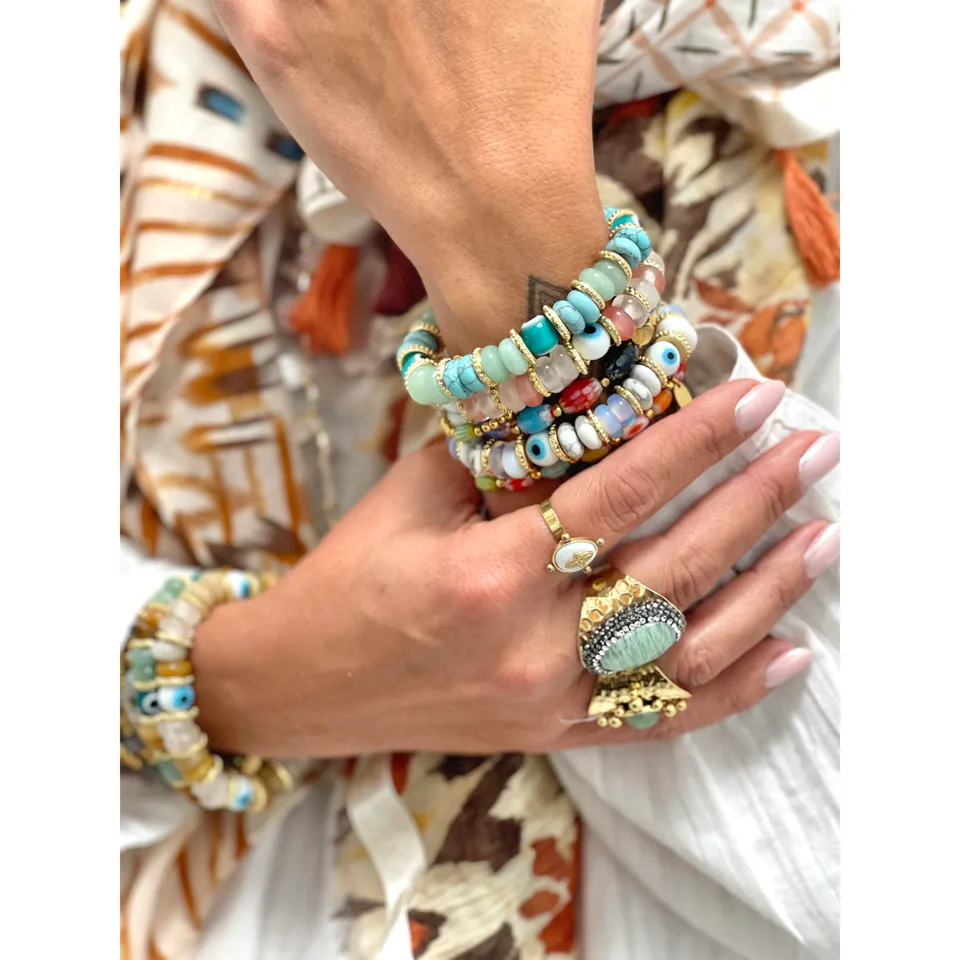 HYPNOCHIC Mahi Eyes Pastille bracelet pierres naturelles
