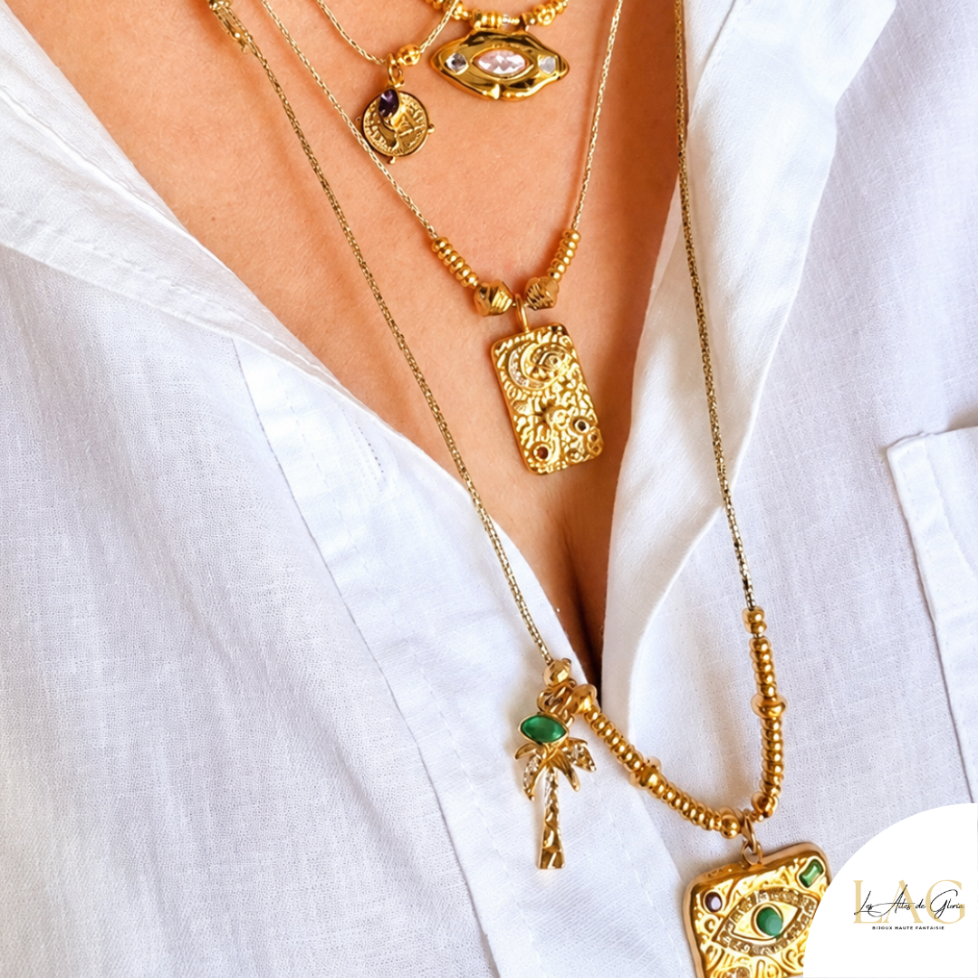 Les Ailes de Gloria Selena collier sautoir long femme