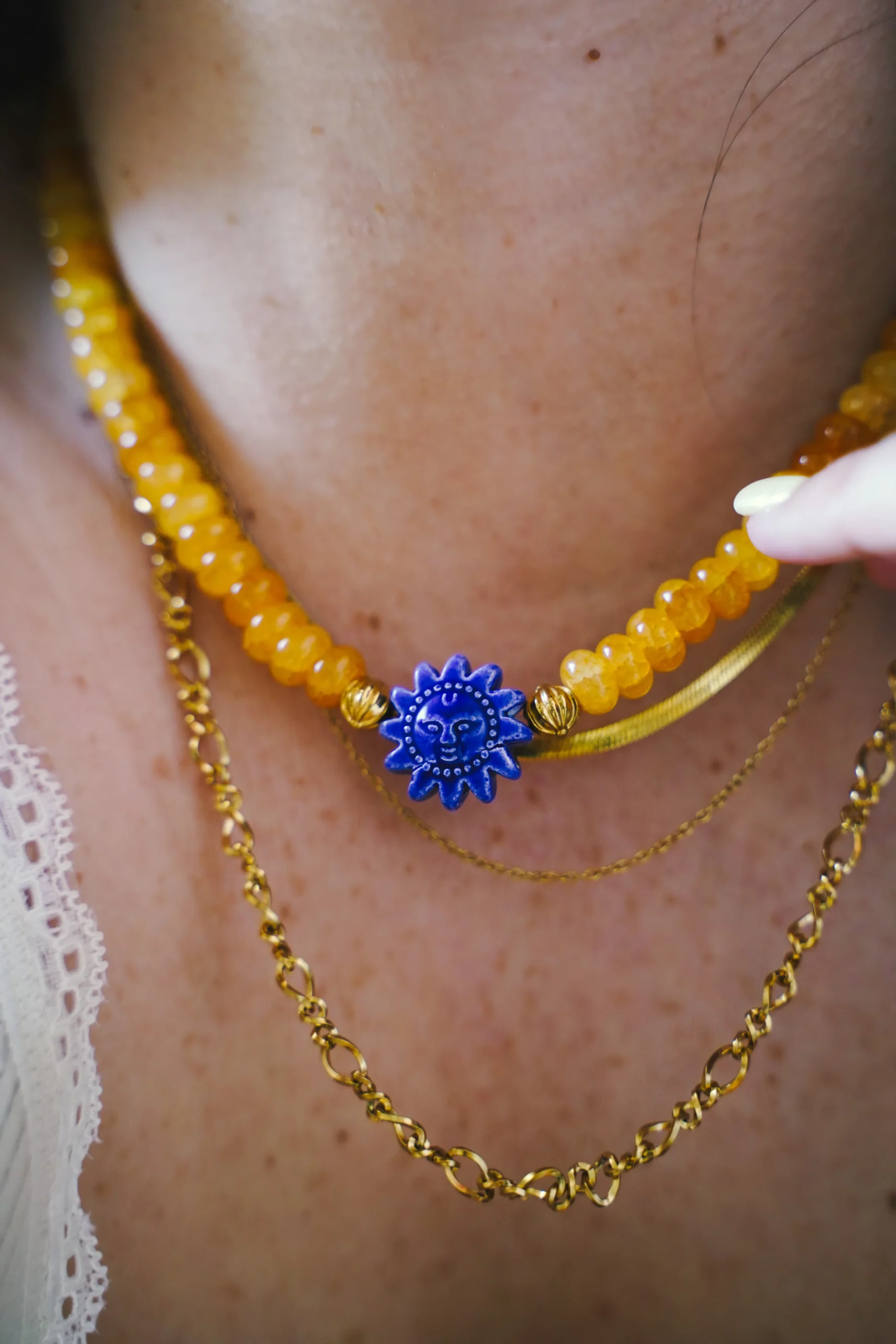 Pachanana Solis collier acier inoxydable femme