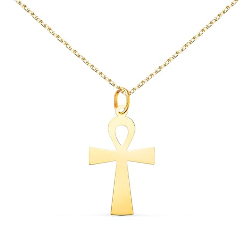 L'Atelier d'Azur Croix de la Vie médaille or 18 carats jaune