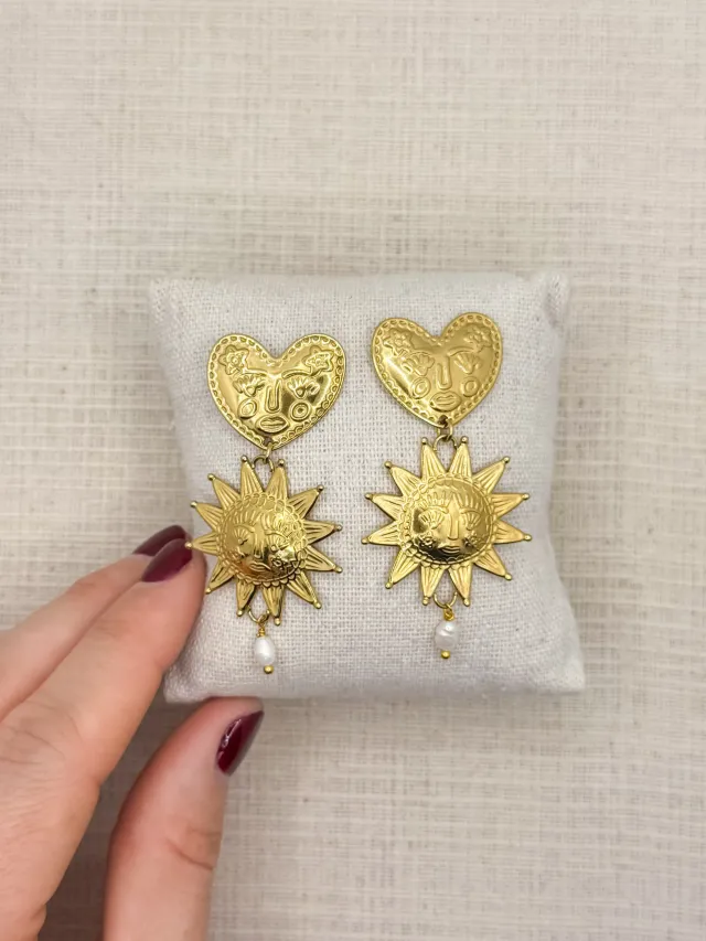 Pachanana Inti Boucles d'oreilles femme pour offrir