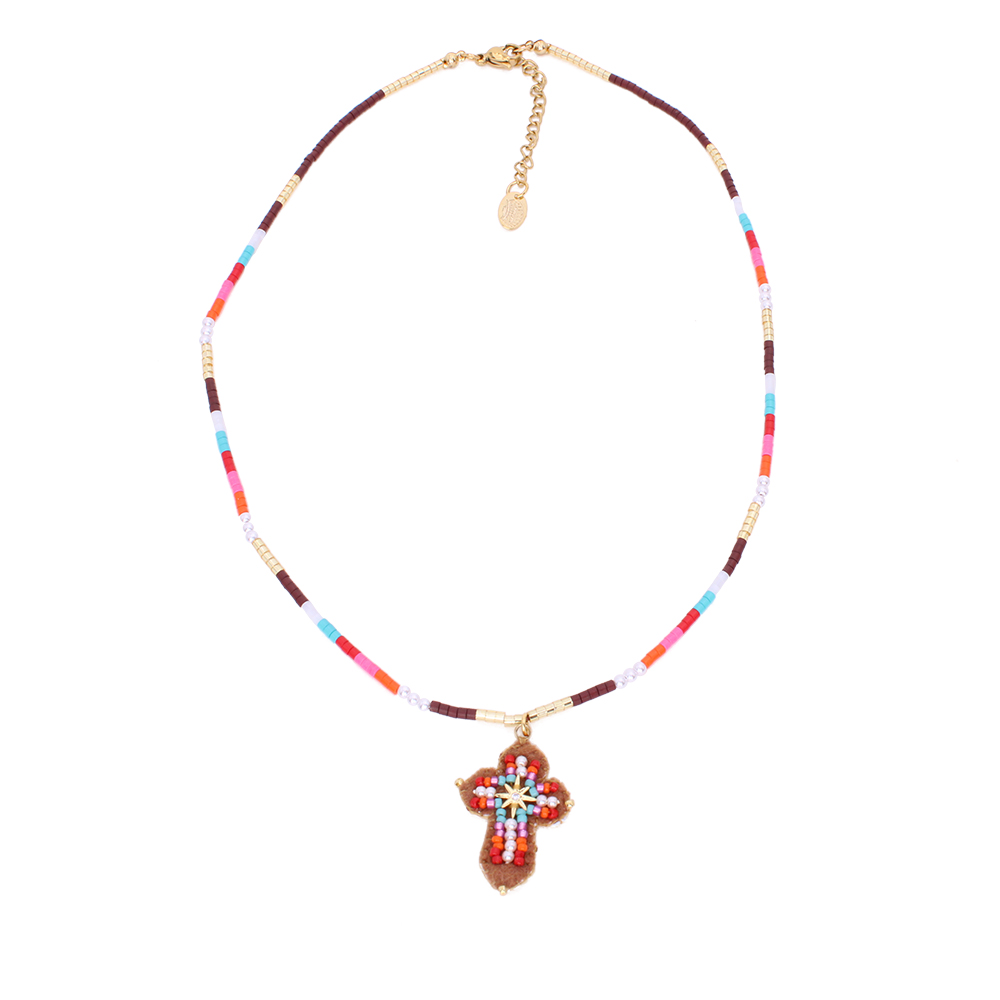 Hypnochic Baby Marta collier pendentif croix fantaisie