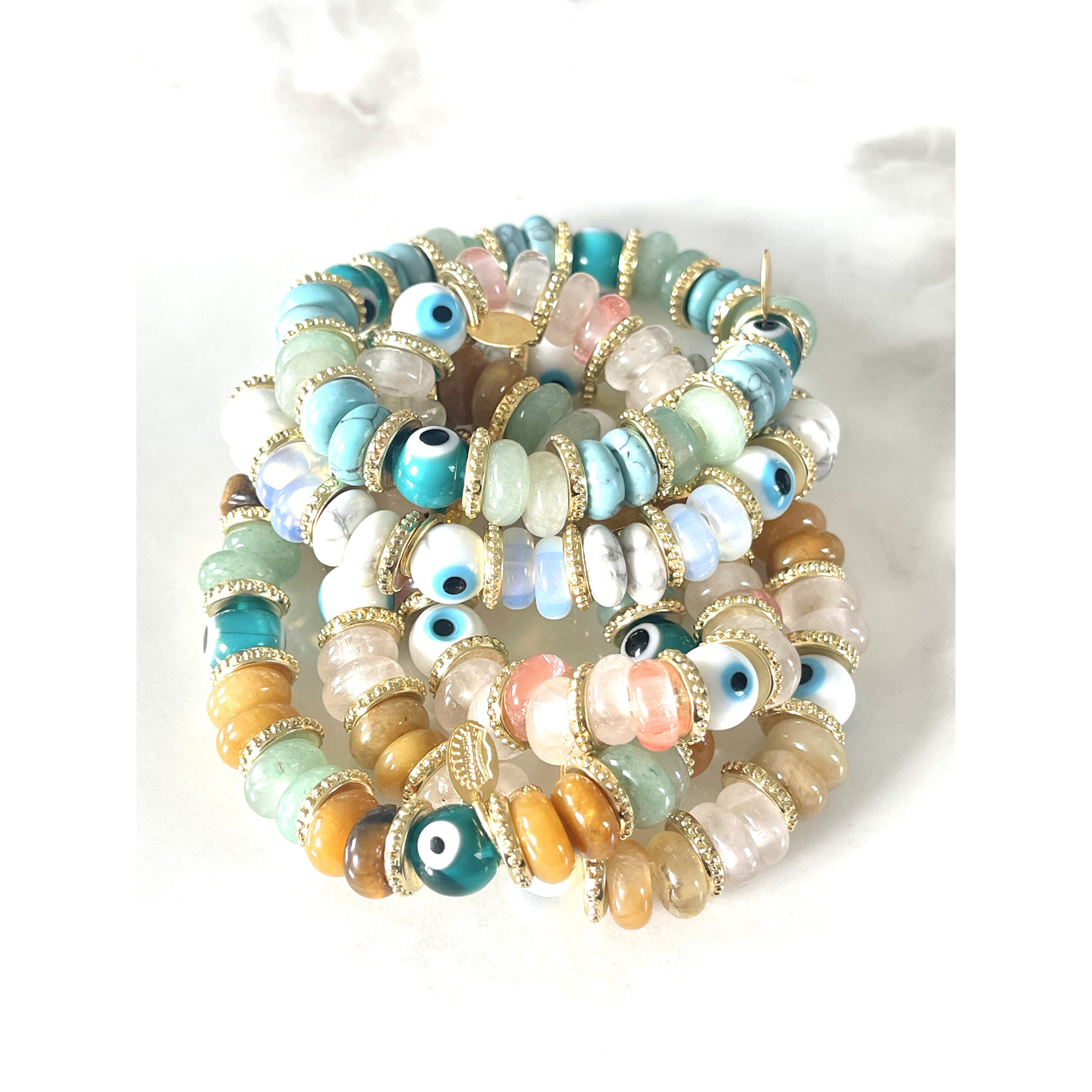 HYPNOCHIC Mahi Eyes Pastille bracelet pierres naturelles