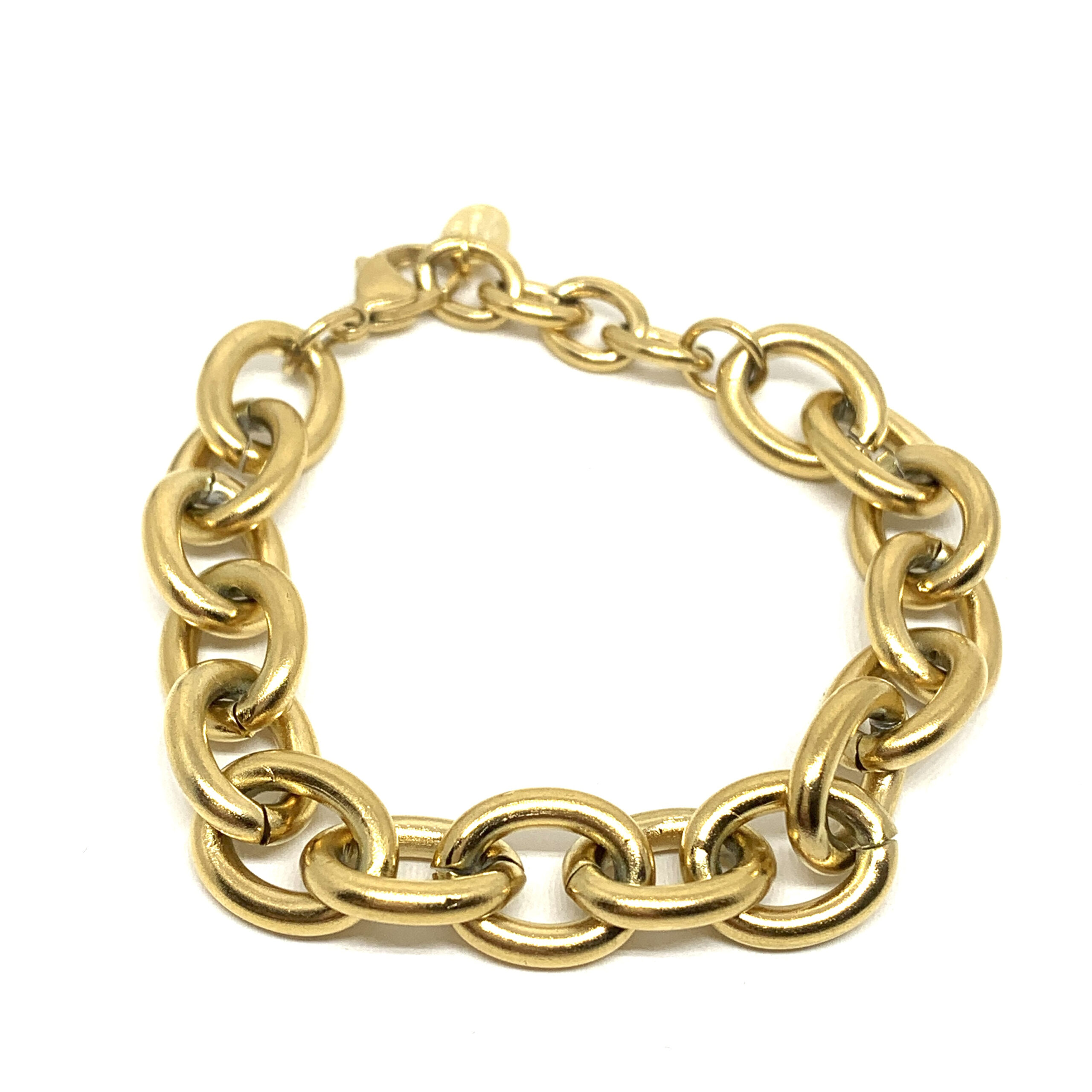 Hypnochic Mira Alba bracelet maillon doré acier