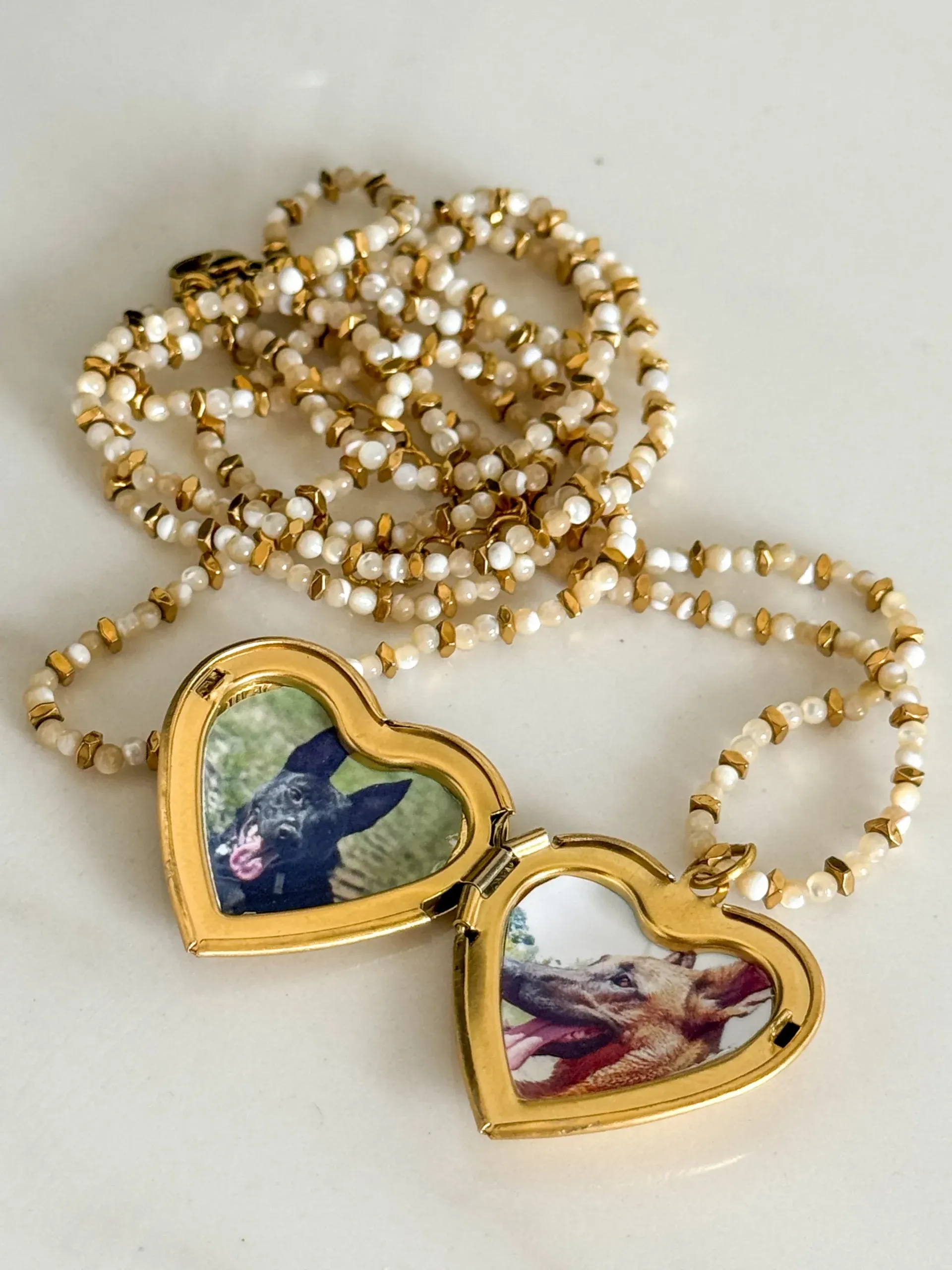 Pachanana Pendentif coeur photos médaillon