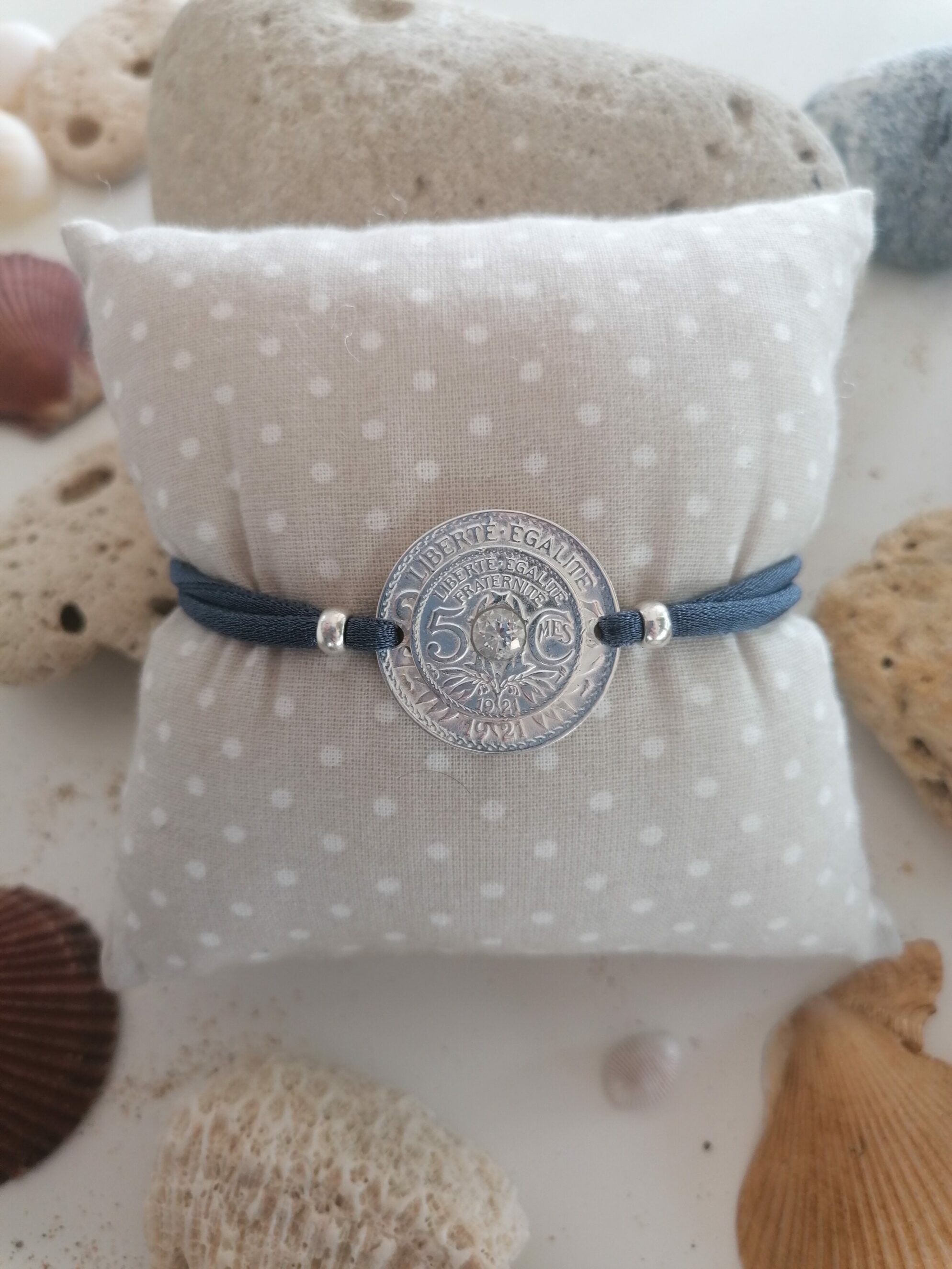 Le P’tit Franc Toi & Moi bracelet 2 pièces zirconium