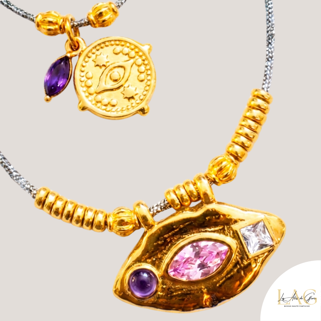 Les Ailes de Gloria Lunaé sautoir collier fantaisie à offrir