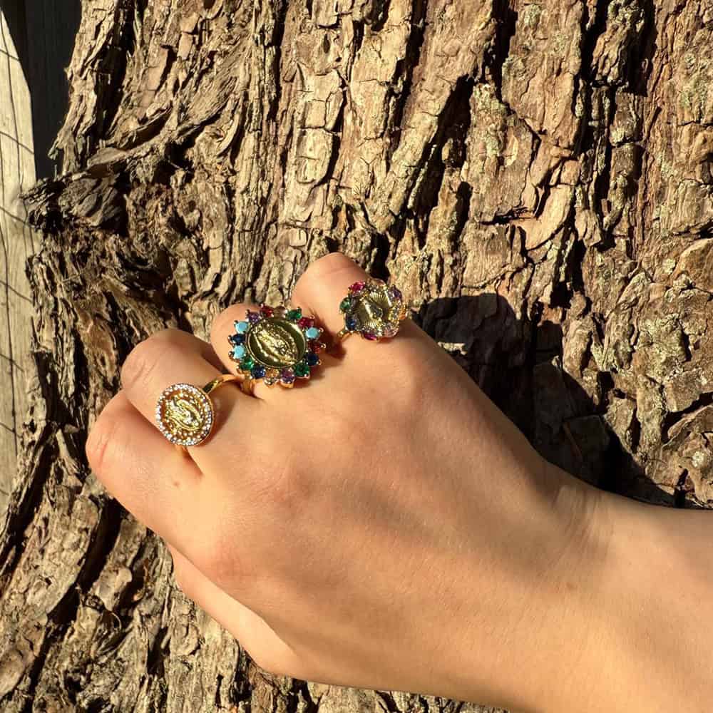 HYPNOCHIC Bagues Marie bague multicolore femme