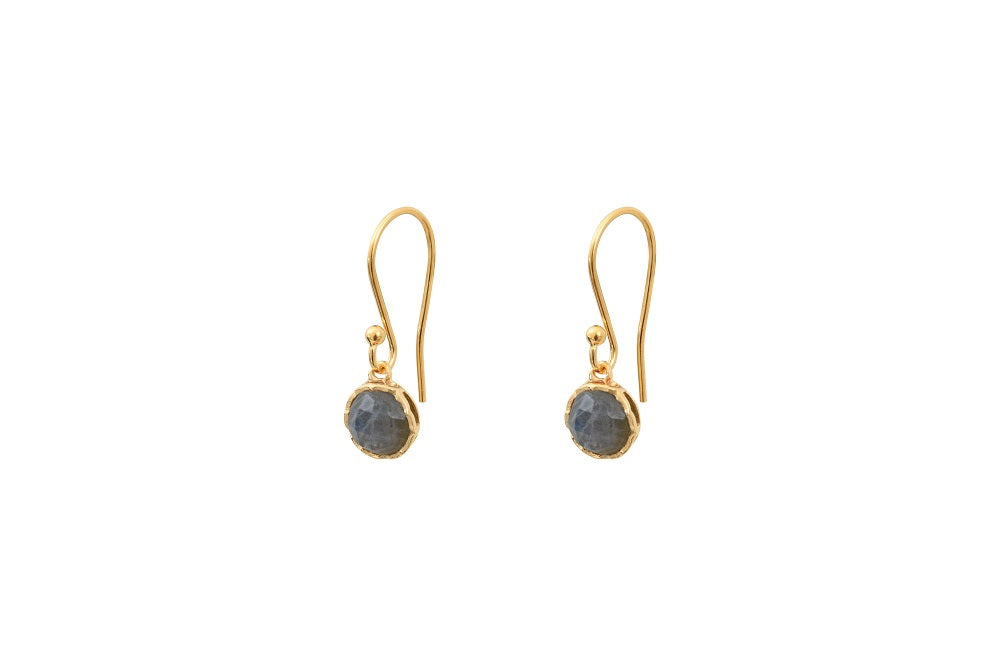 Leticia Ponti Adèle boucles calcédoine aqua