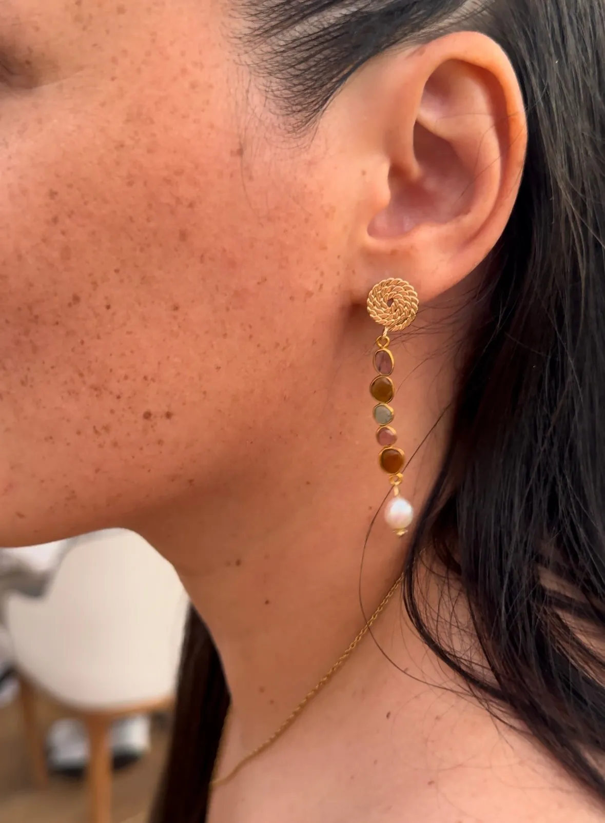Pachanana Iris boucles d'oreilles fantaisie femme
