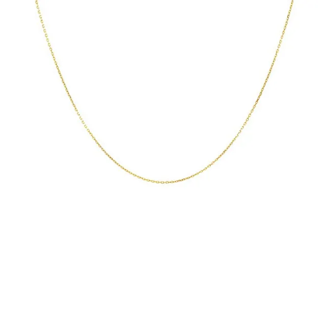 L'Atelier d'Azur Forçat Diamantée Or Jaune Collier Chaîne Mixte