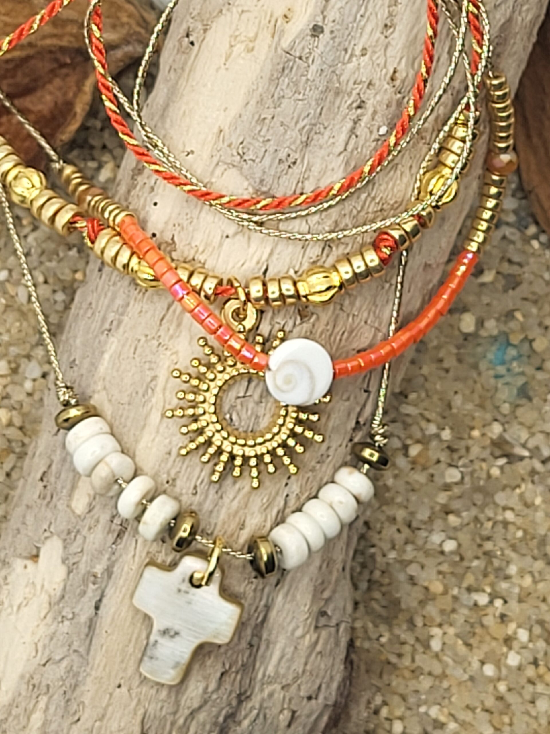LES AILES DE GLORIA Coyotte Girl bracelet multirangs femme