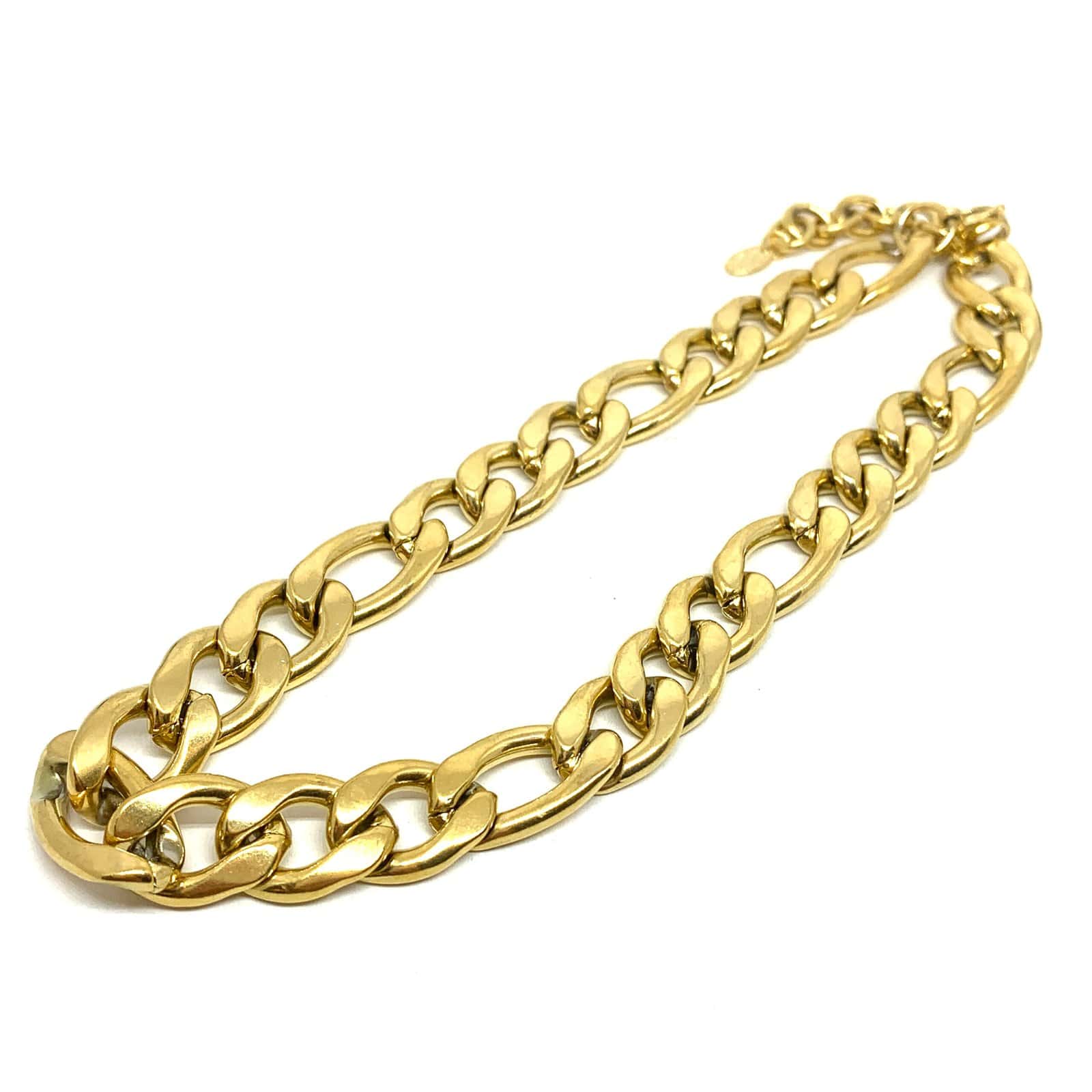 HYPNOCHIC Mira Léa collier maillon doré 40 cm acier