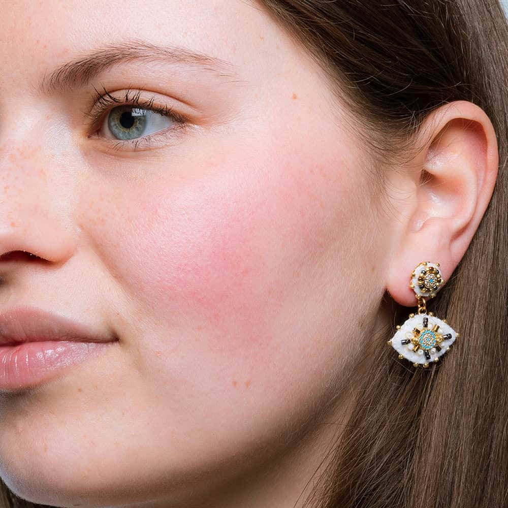 HYPNOCHIC Eyes boucles d'oreilles fantaisie dorées