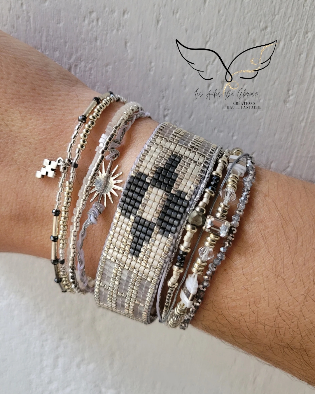 Les Ailes de Gloria Manchettes Aelys bracelet manchette