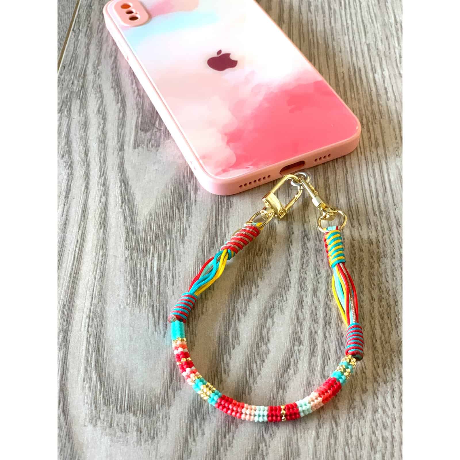 HYPNOCHIC HEBI Orange cordon téléphone 27 cm