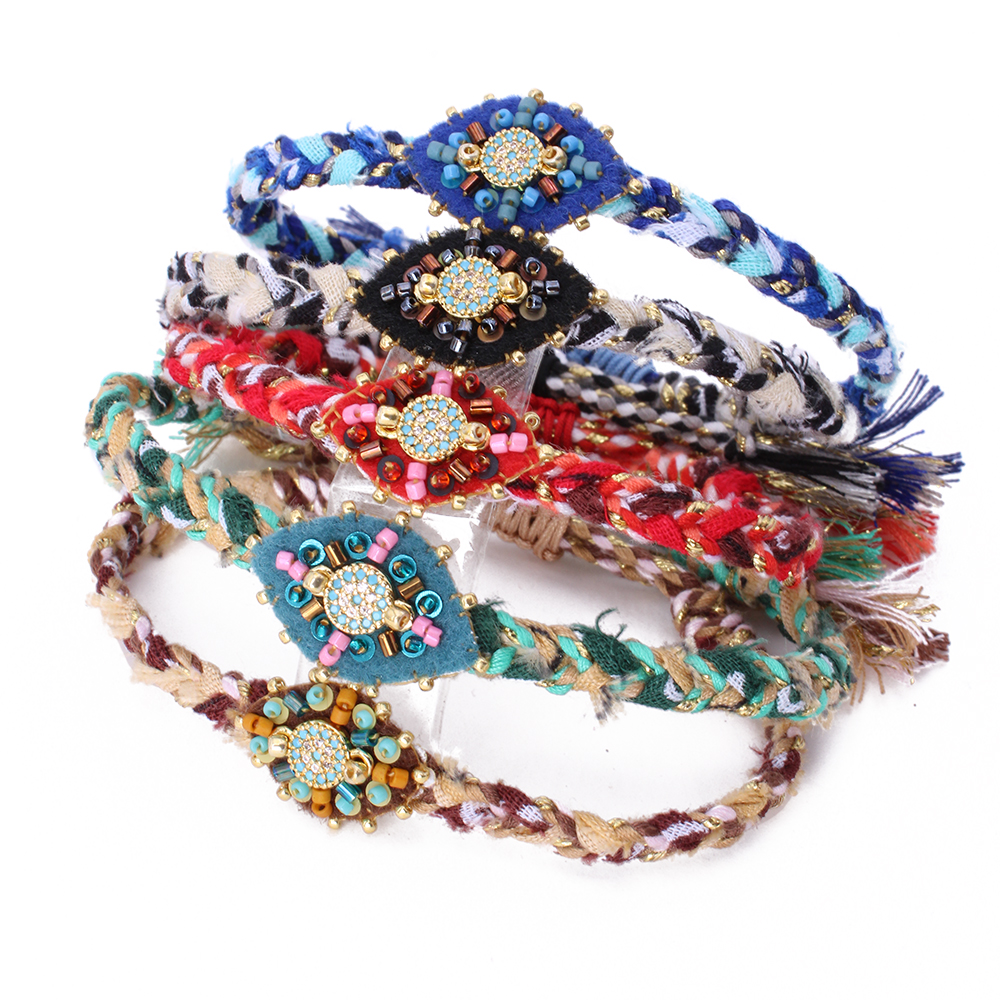 Hypnochic Bandana Eyes bracelet tressé œil Nazar